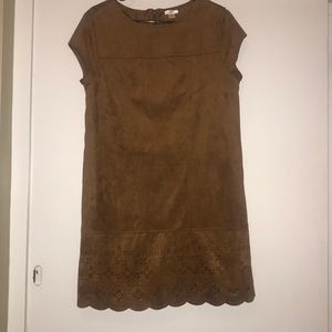 Women’s faux suede dress